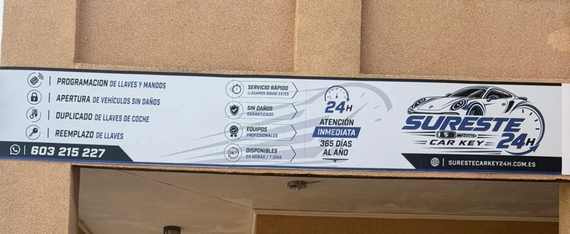 Fachada del local Sureste Car Key 24H