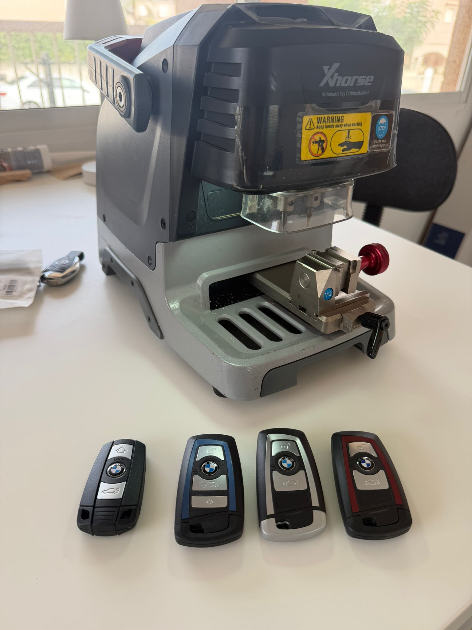 Trabajo de copiado de llave de automoción 1